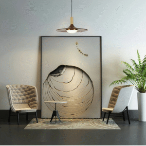 Plafonnier en métal avec design créatif style Aplomb